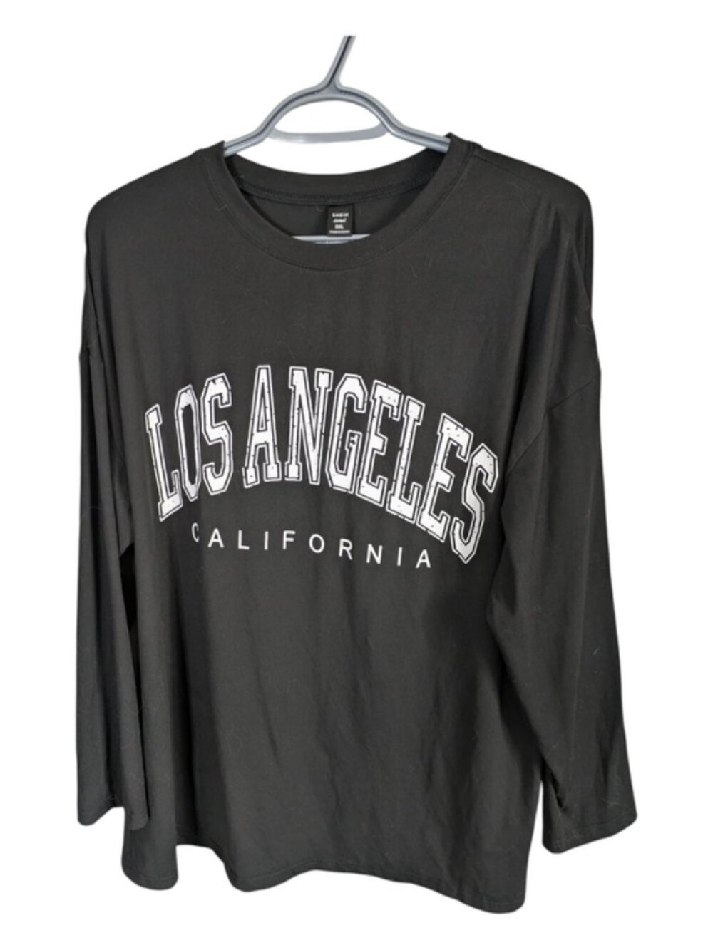 Shein Curve Long Sleeve Los Angeles Graphic Long Sleeve Tee Size 0XL